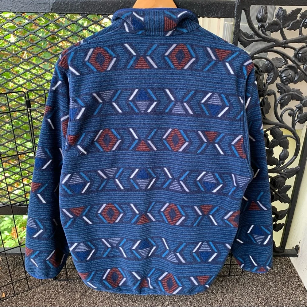 Patagonia Fleece Synchilla Snap-T Pullover Sweater Vintage Rare Men’s Small - Picture 2 of 6